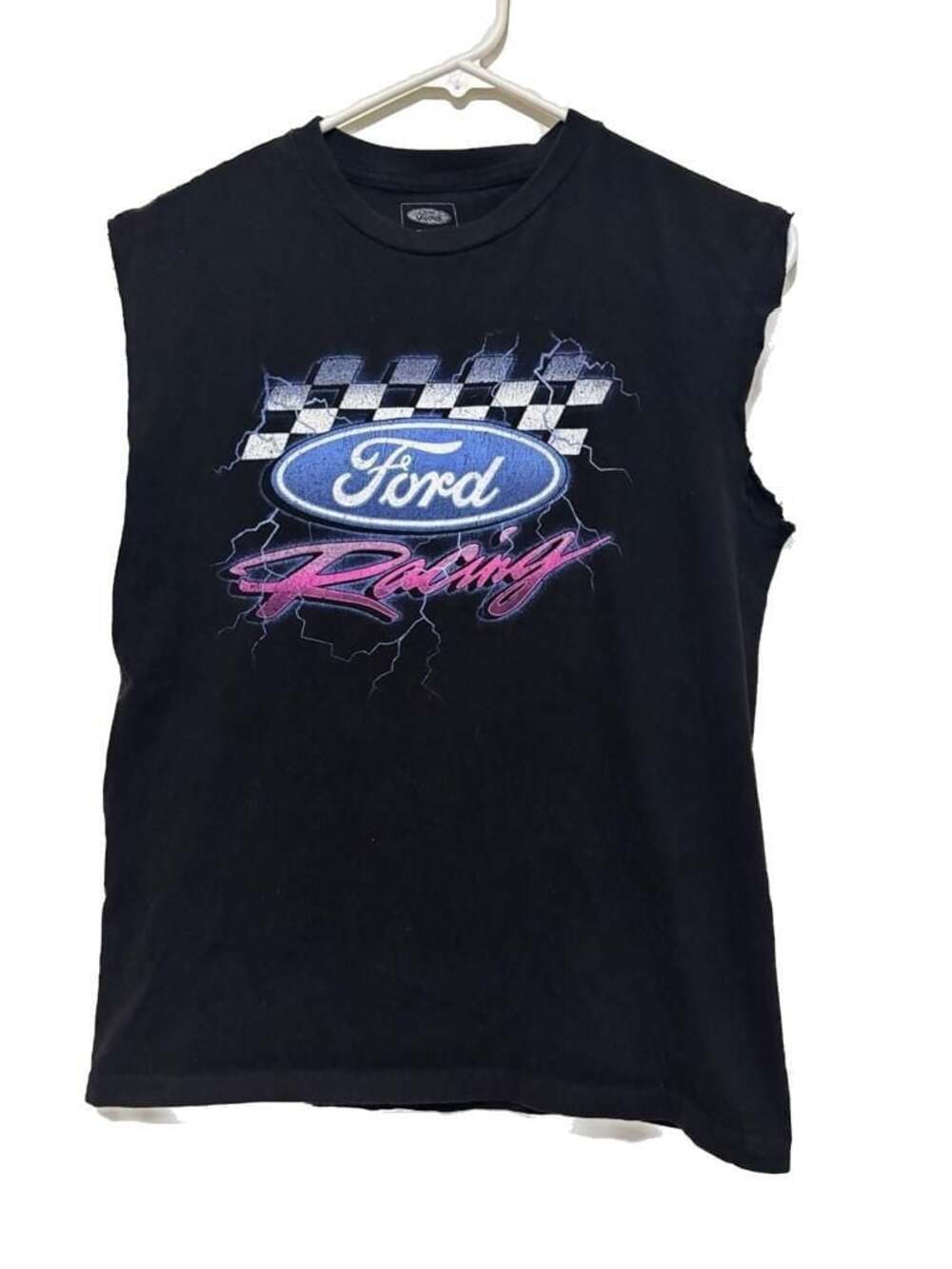 Vintage Ford Racing Mustang Boss 302 Graphic Sleeveless T-Shirt